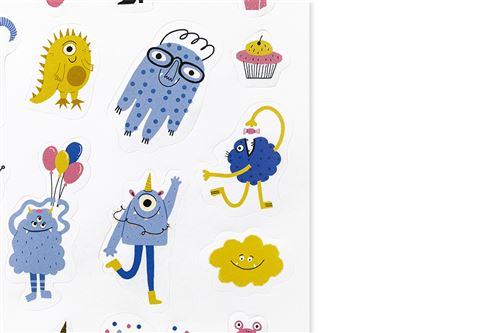 160 Stickers - Monsters - Image 4