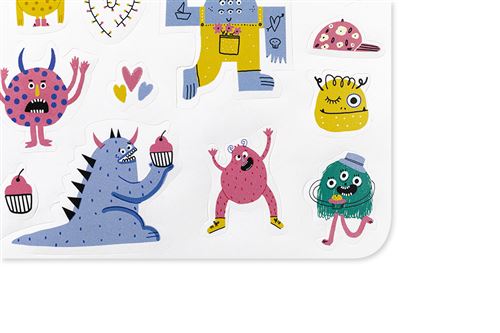 160 Stickers - Monsters - Image 5