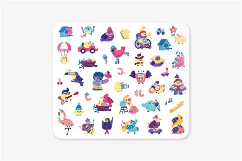 160 Stickers - Silly Birds - Image 2