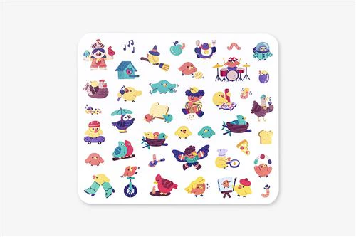 160 Stickers - Silly Birds - Image 5