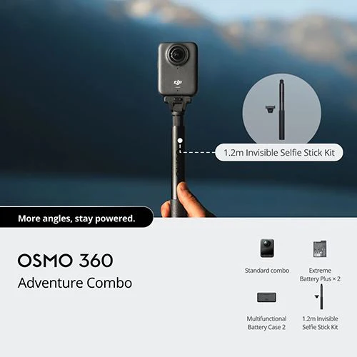 Action Cam DJI Osmo Action 360 - Adventure Combo - Image 7