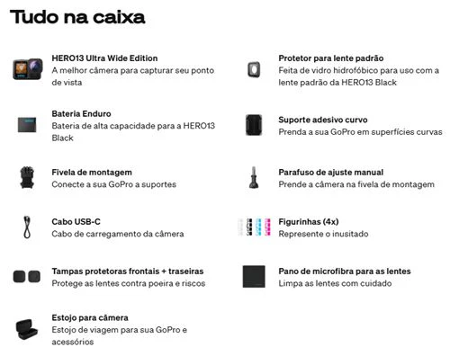 Action Cam GoPro HERO13 Black - Preto - Ultra Wide Edition - Image 6