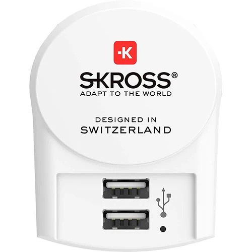 Adapatador Tomada Skross Europe 2 USB - Branco - Image 2