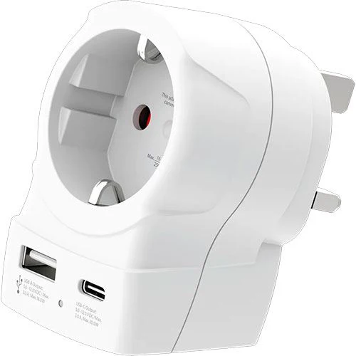 Adaptador de Viagem Skross Europa para UK + USB-A | USB-C 20PD - Image 4
