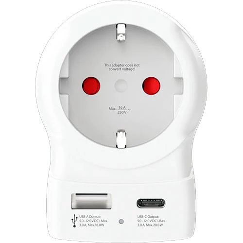Adaptador de Viagem Skross Europa para UK + USB-A | USB-C 20PD - Image 5