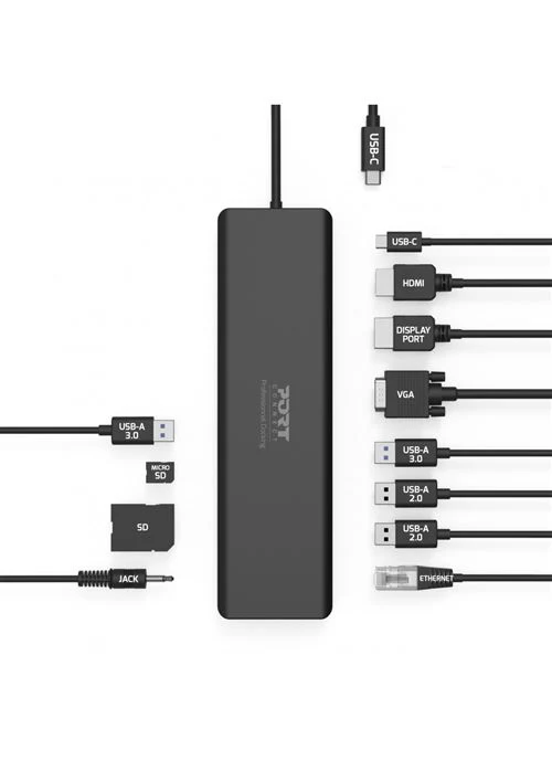 Adaptador HUB Port Designs USB-C Travel Docking Station - Image 4