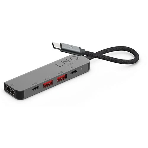 Adaptador HUB USB-C LINQ 5 em 1 - Image 4