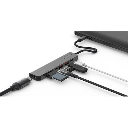 Adaptador HUB USB-C LINQ 7 em 1 - Image 2