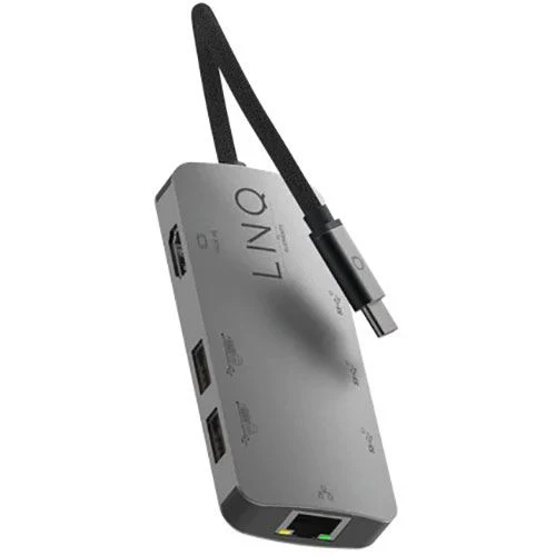 Adaptador HUB USB-C LINQ LQ48022 8 em 1 Pro Studio - 8K - Image 3