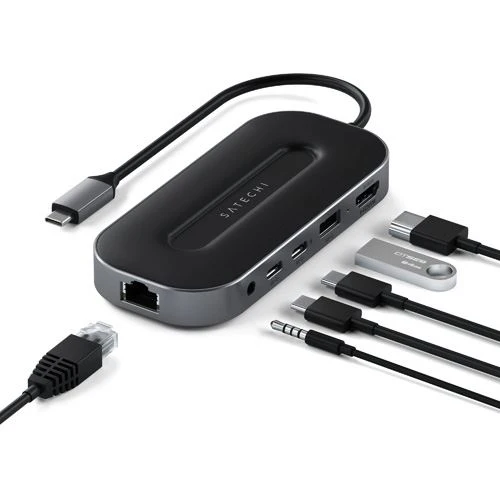 Adaptador HUB USB4 Satechi ST-U4MGEM Multiport USB-C w2.5G Ethernet - Image 3