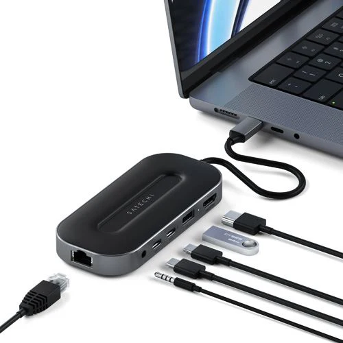 Adaptador HUB USB4 Satechi ST-U4MGEM Multiport USB-C w2.5G Ethernet - Image 4