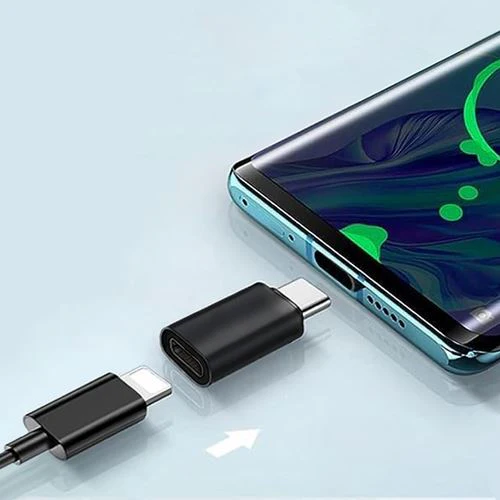 Adaptador Lightning para USB- C 4- OK - Preto - Image 4