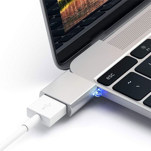 Adaptador Satechi 3.0 USB-C a 3.0 USB-A - Silver - Image 4