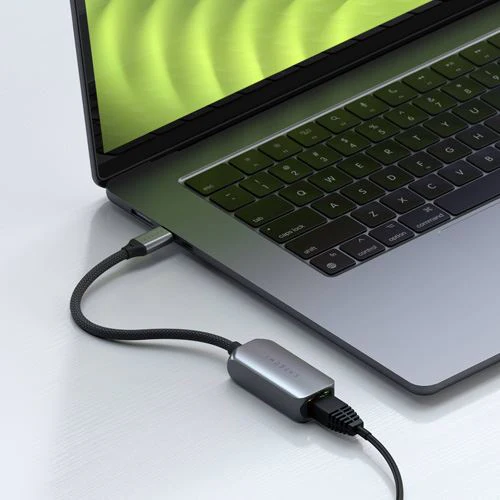 Adaptador Satechi ST-AE25M USB-C para Ethernet RJ45 2.5 Gigabit - Image 6
