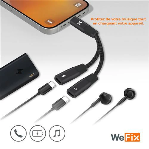 Adaptador Wefix USB-C - Preto - Image 2