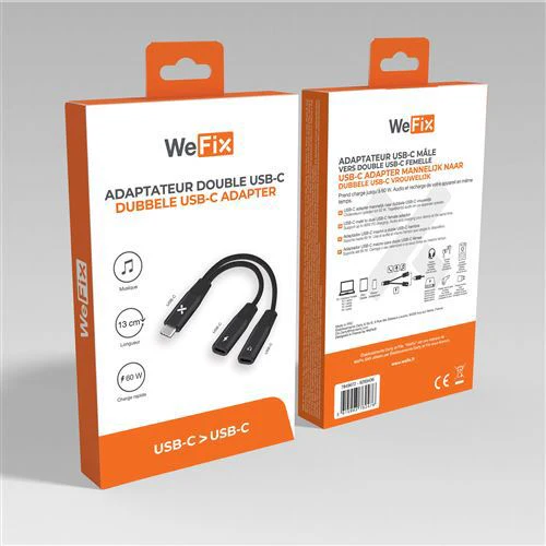 Adaptador Wefix USB-C - Preto - Image 4