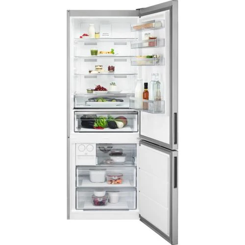 Frigorífico Combinado AEG RCB646E3MX | 192x70x71,2 cm | 344 L | E | Inox - Image 2
