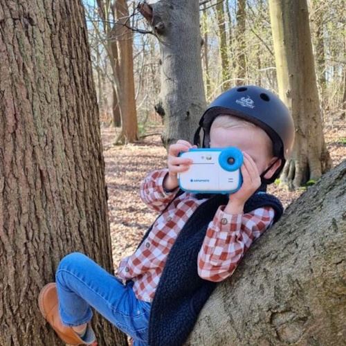 Máquina Fotográfica Instantânea para Crianças Agfa Realikids Instant Cam + 3 Rolos - Azul - Image 12