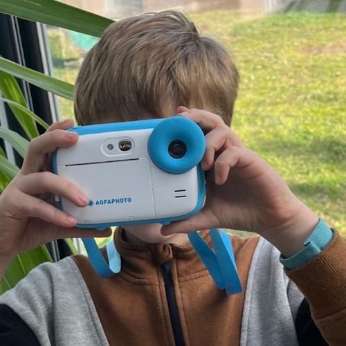Máquina Fotográfica Instantânea para Crianças Agfa Realikids Instant Cam + 3 Rolos - Azul - Image 9