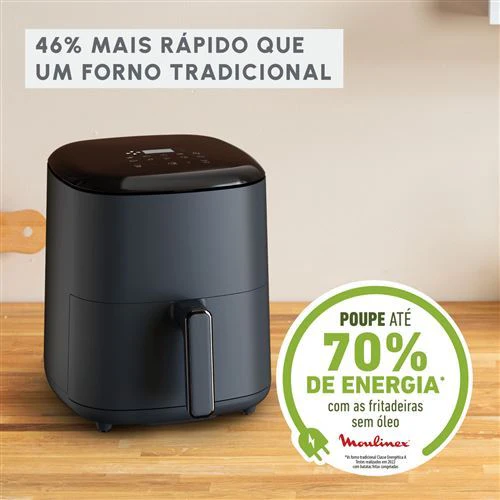 Air Fryer Moulinex 5L - Preto - Outlet - Grade A - Image 4