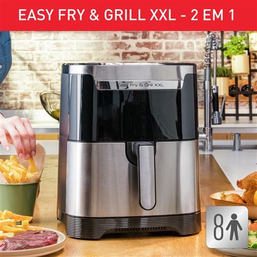 Air Fryer Moulinex 6,5L - Inox - Outlet - Grade A - Image 4