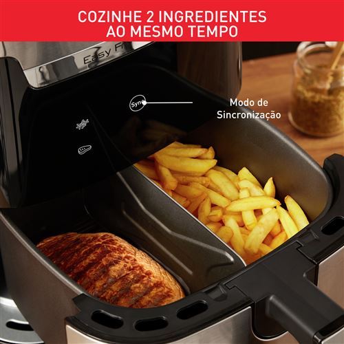 Air Fryer Moulinex 6,5L - Inox - Outlet - Grade A - Image 8