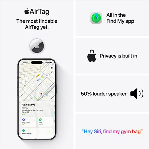 AirTag Apple (2ª Geração) - Branco - Image 8