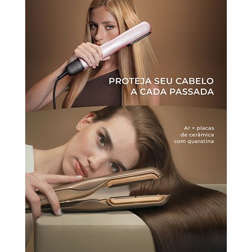 Alisador de Cabelo Cecotec AirLisse 2 em 1 ForceDry - Preto - Image 10