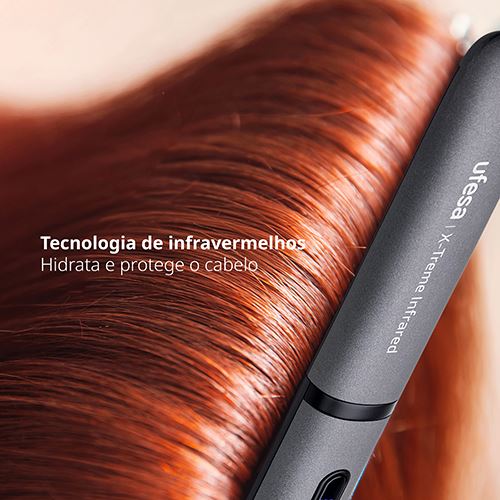 Alisador de Cabelo Ufesa Xtreme Infrared - Cinzento - Image 5
