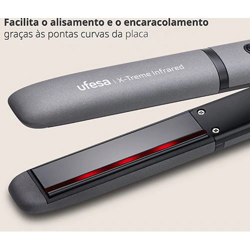 Alisador de Cabelo Ufesa Xtreme Infrared - Cinzento - Image 6