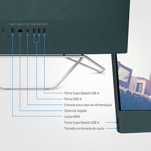 Desktop All-in-One HP 24-CB1008NP | 24'' | I5-1235U | 8GB | 512GB SSD - Image 5