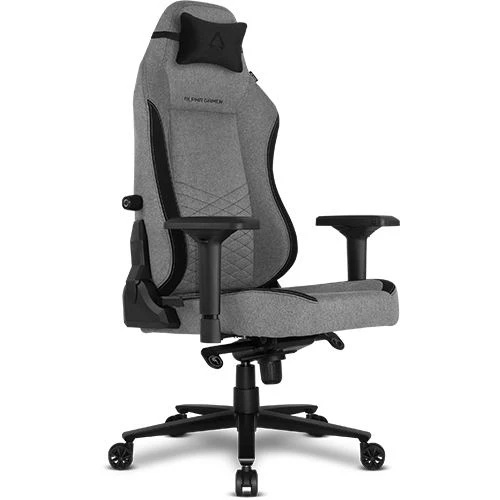 Cadeira Gaming Alpha Gamer Alegra Tecido - Cinzento - Image 2