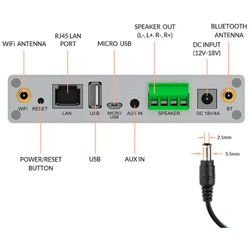 Amplificador Arylic Streaming A30+ | Cinzento - Image 2