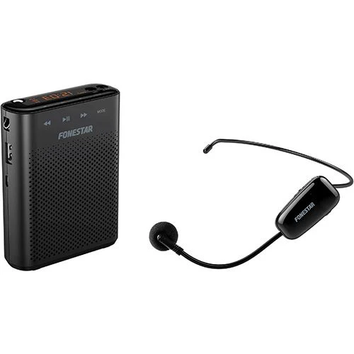 Amplificador Portátil Fonestar Alta-Voz W30 - Preto
