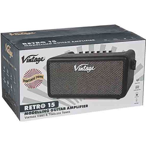 Amplificador Vintage Retro 15W DSP - Preto - Image 7