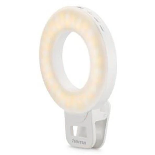 Anel Luminoso para Smartphone Hama LED Ring Light To Go - Branco - Image 2