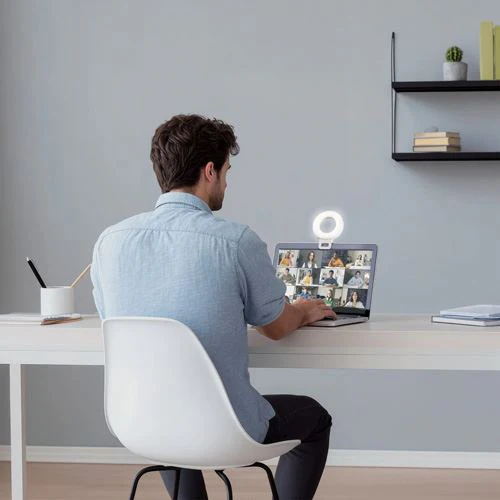 Anel Luminoso para Smartphone Hama LED Ring Light To Go - Branco - Image 8