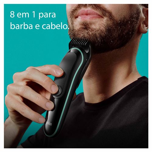 Aparador de Barba Braun All In One Serie 3 MGK3441 - Preto - Image 3