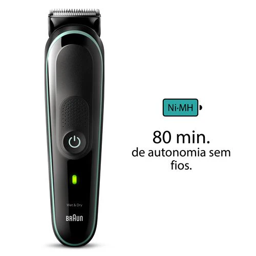 Aparador de Barba Braun All In One Serie 3 MGK3441 - Preto - Image 7