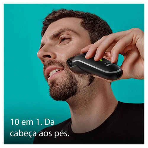 Aparador de Barba Braun All In One Series 5 S5 MGK5440 + Mini Kit Viagem King C Gilette - Image 5