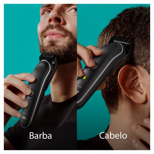 Aparador de Barba Braun All In One Series 5 S5 MGK5440 + Mini Kit Viagem King C Gilette - Image 7