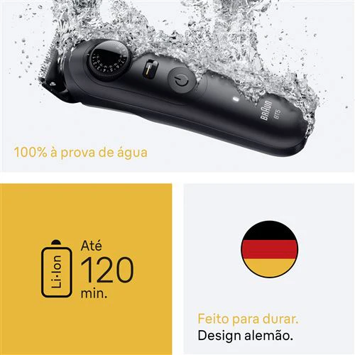 Aparador de Barba Braun Series 5 BT5500 - Preto Mate - Image 2
