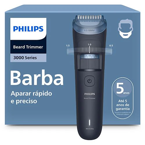 Aparador de Barba Philips BT3665/15 3000 Series - Azul - Image 7