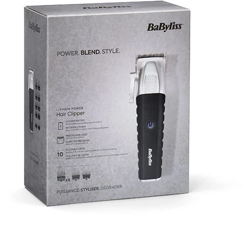 Aparador de Cabelo Babyliss E812E Lithium Power - Preto | Cinzento - Image 8