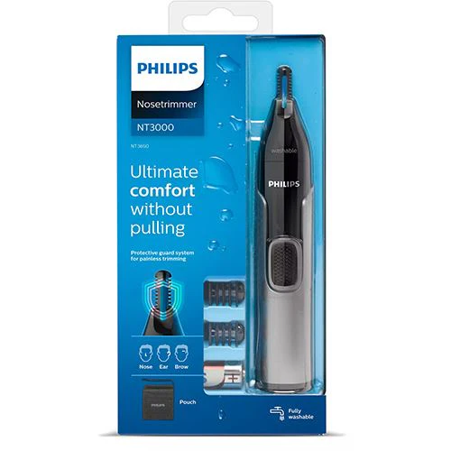 Aparador Corporal Philips NT3650/16 Nose Trimmer Series 3000 - Cinzento - Image 4