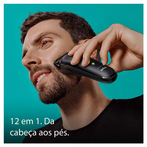 Aparador de Barba Braun All In One Serie 7 MGK7460 - Preto - Image 3