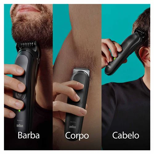 Aparador de Barba Braun All In One Serie 7 MGK7460 - Preto - Image 4