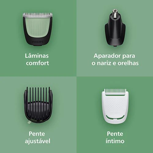 Aparador Multigroom Philips MG3945/15 3000 Series 9 em 1 - Preto - Image 4