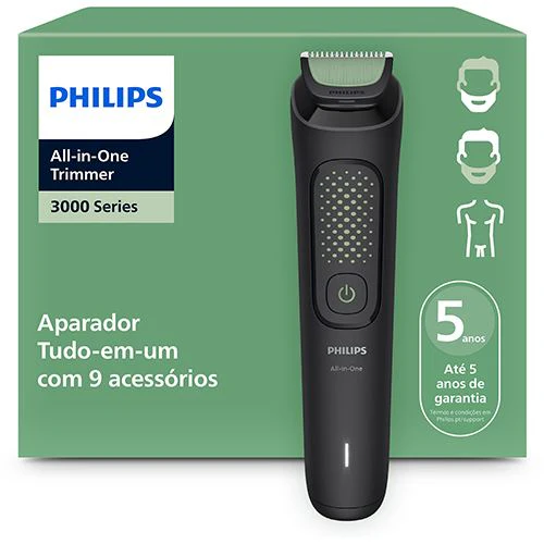 Aparador Multigroom Philips MG3945/15 3000 Series 9 em 1 - Preto - Image 7