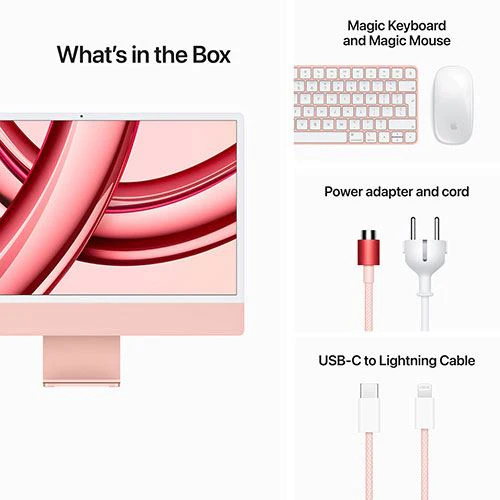 iMac | 24'' | 2023 | M3 | 512GB SSD | GPU 10-Core - Rosa - Image 9